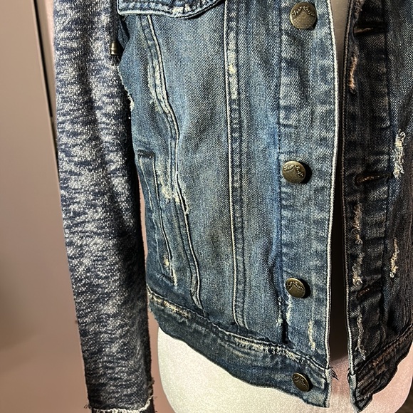 Free people hooded denim jacket - Picture 2 of 12